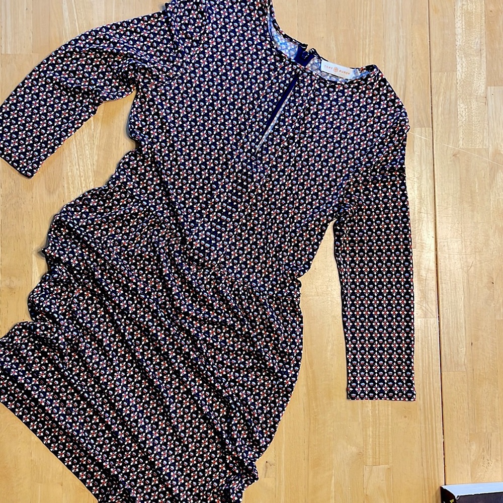 Tory Burch long sleeve silk dress